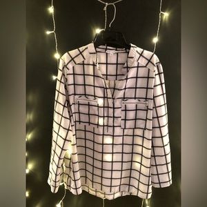 Notations white dress shirt